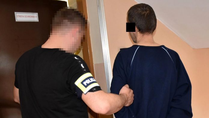 Zabił człowieka i wyszedł do pracy, fot: policja.pl