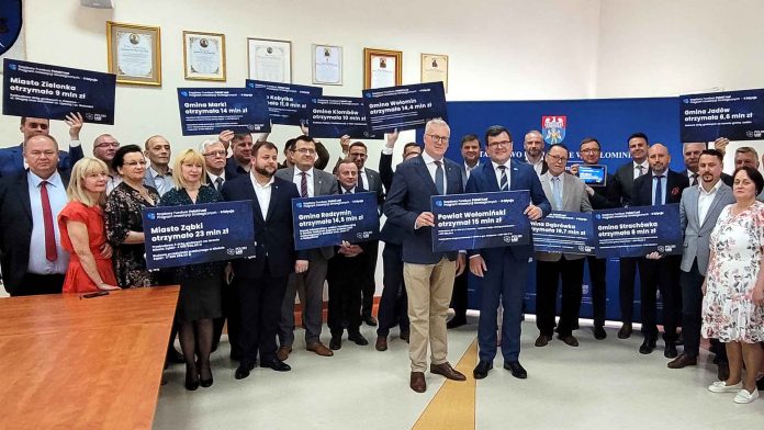 233 mln zł na nowe inwestycje dla Powiatu Wołomińskiego z Rządowego Funduszu Polski Ład, fot: powiat-wolominski.pl