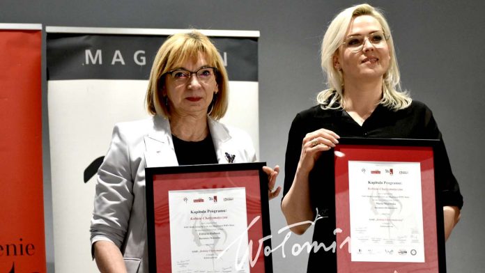 Elżbieta Radwan nagrodzona tytułem „Kobieta Charyzmatyczna”, fot: wolomin.org