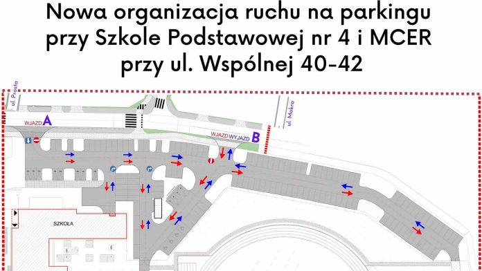 Nowa organizacja ruchu na parkingu MCER