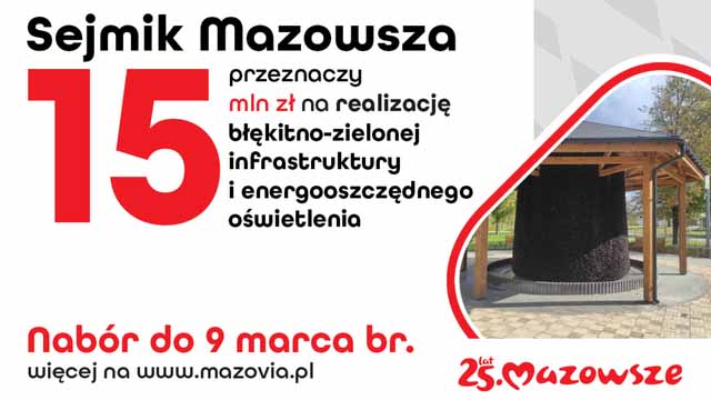 Zielone inwestycje ze wsparciem sejmiku