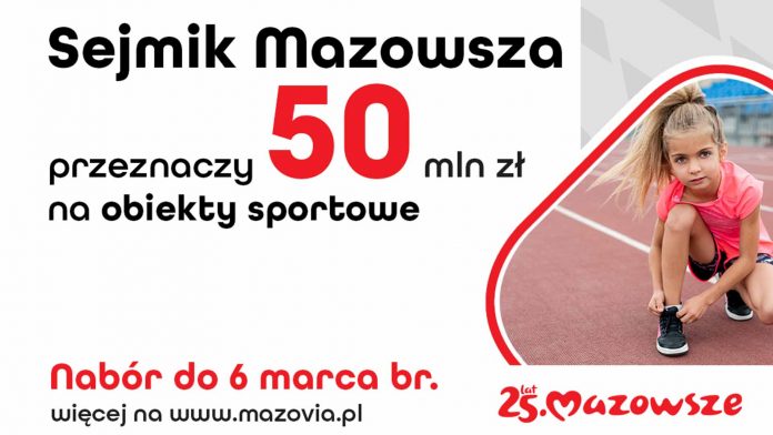 Aż 50 milionów na boiska i hale sportowe