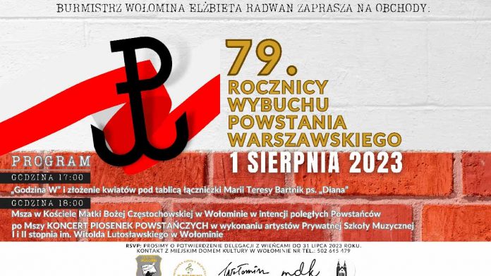 79. rocznica wybuchu Powstania Warszawskiego