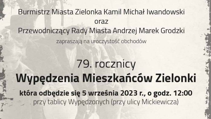 79. rocznica wypędzenia mieszkańców Zielonki