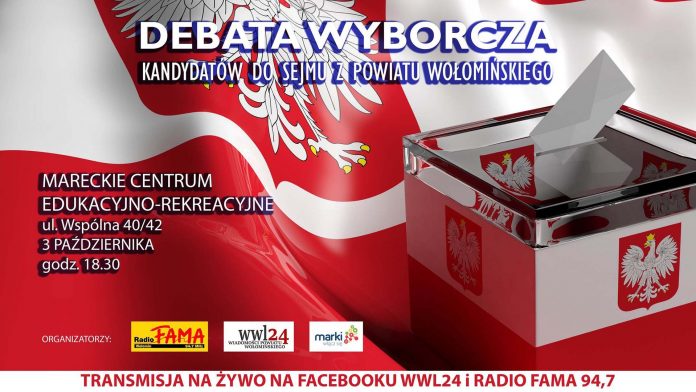 Debata wyborcza kandydatów do sejmu z powiatu wołomińskiego