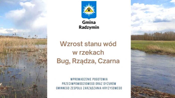 Pogotowie przeciwpowodziowe na terenie gminy Radzymin
