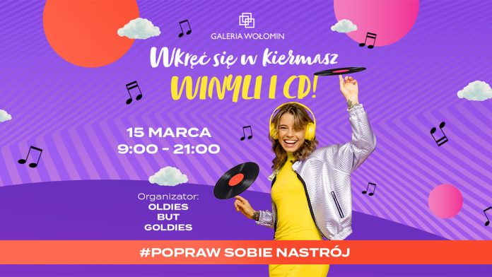 Kiermasz Winyli i płyt CD w Galerii Wołomin