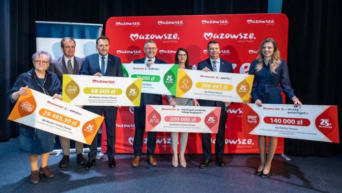 Ponad 170 projektów w powiatach otwockim, legionowskim, wołomińskim ze wsparciem samorządu Mazowsza, fot. mazovia.pl