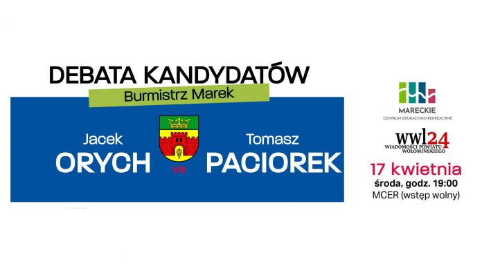 Debata kandydatów na fotel burmistrza Marek