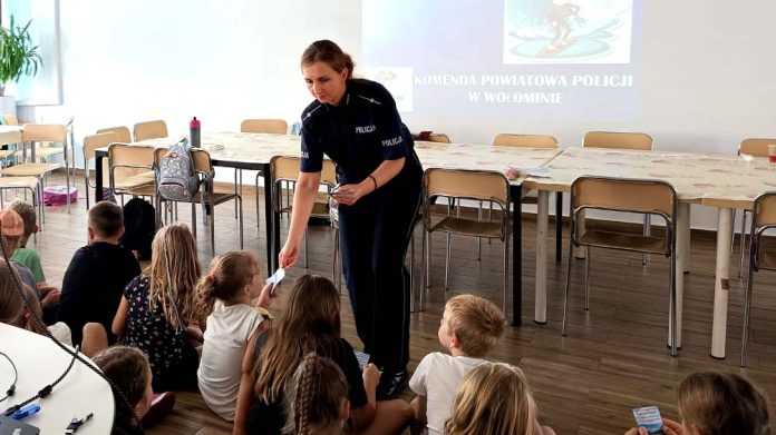 Bezpieczne wakacje - spotkanie Miejskim Domu Kultury w Wołominie, fot. policja.pl