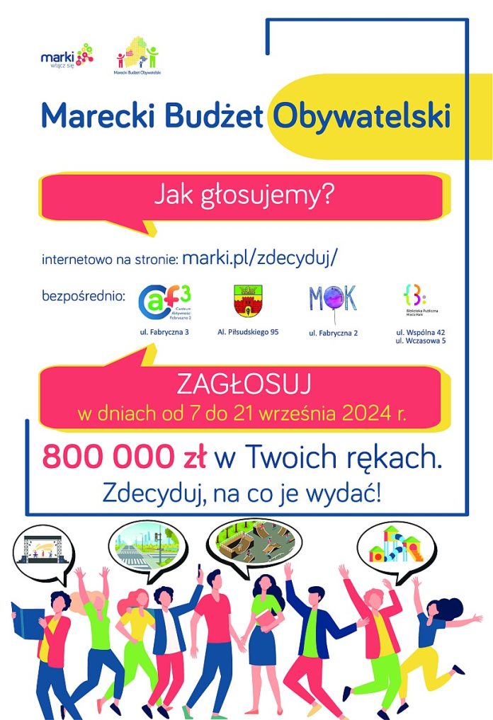Marecki Budżet Obywatelski - głosujemy