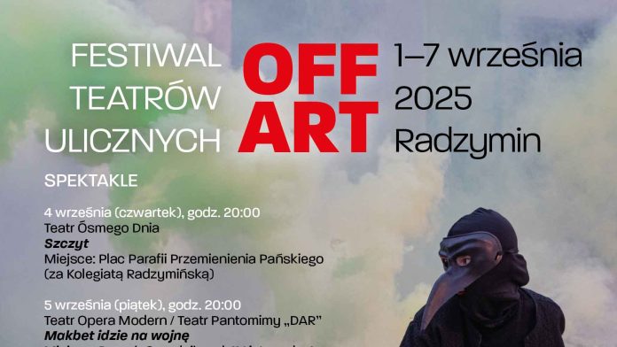 Debata i „Szczyt” Teatru Ósmego Dnia na otwarcie OFF ART – pierwszego Festiwalu Teatrów Ulicznych w Radzyminie