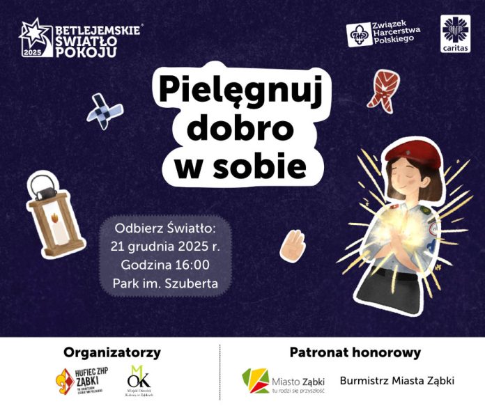 ZHP Hufiec Ząbki zaprasza na Betlejemskie Światło Pokoju