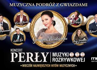 „Perły Muzyki Rozrywkowej” – Muzyczna podróż z Gwiazdami z udziałem Grażyny Brodzińskiej i jej wyjątkowych gości już 9 marca w Warszawie, Scena Relax