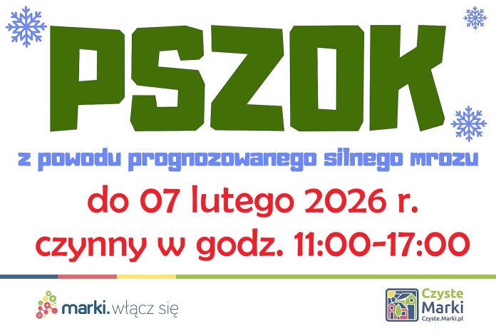 Praca PSZOK do 7 lutego 2026 roku