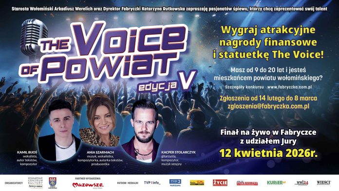 The Voice of Powiat 2026 – ruszają zgłoszenia do muzycznego konkursu talentów