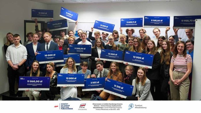Młodzież i studenci z Mazowsza mogą aplikować o ponad 300 tysięcy złotych na społeczne i edukacyjne projekty, fot. Fundacja OUR FUTURE FOUNDATION