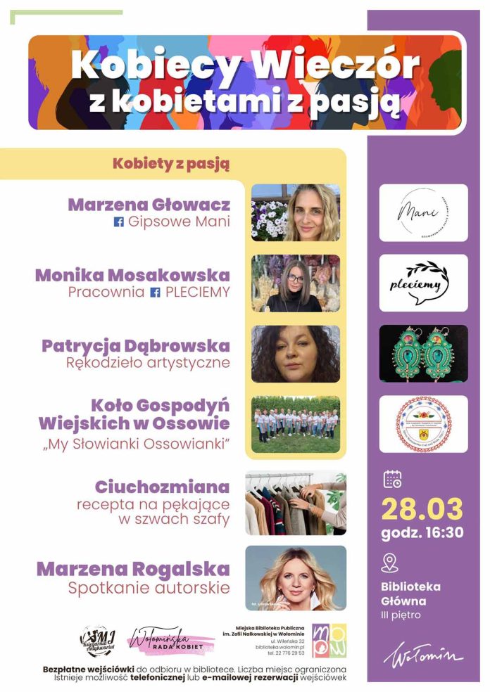 Kobiecy Wieczór w Wołominie. Spotkania, pasje i inspiracje