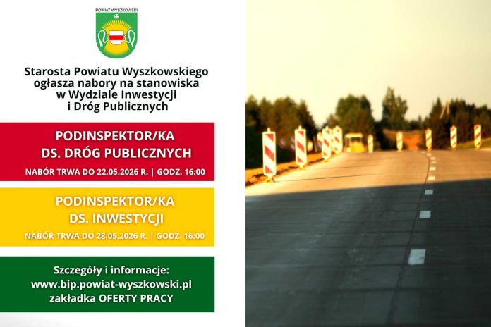 Praca w administracji samorządowej. Wyszkowskie starostwo czeka na zgłoszenia