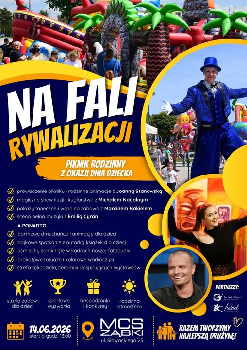 Rodzinny piknik „Na Fali Rywalizacji” już w niedzielę w Ząbkach
