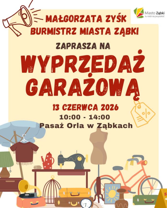 Wyprzedaż Garażowa w Ząbkach. Trwają zgłoszenia dla wystawców