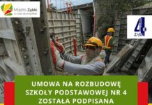 Ząbki rozbudują Szkołę Podstawową nr 4. Powstanie pięć nowych sal lekcyjnych