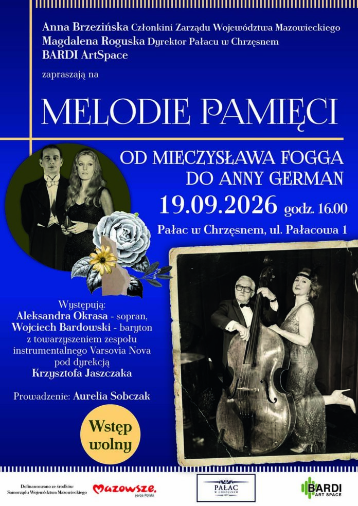 „Melodie pamięci” w Pałacu w Chrzęsnem. Fogg i Anna German