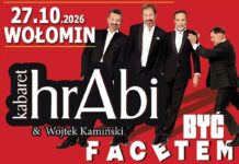 Kabaret hrAbi i Wojtek Kamiński w Wołominie. „Być facetem” – nowy program pełen humoru