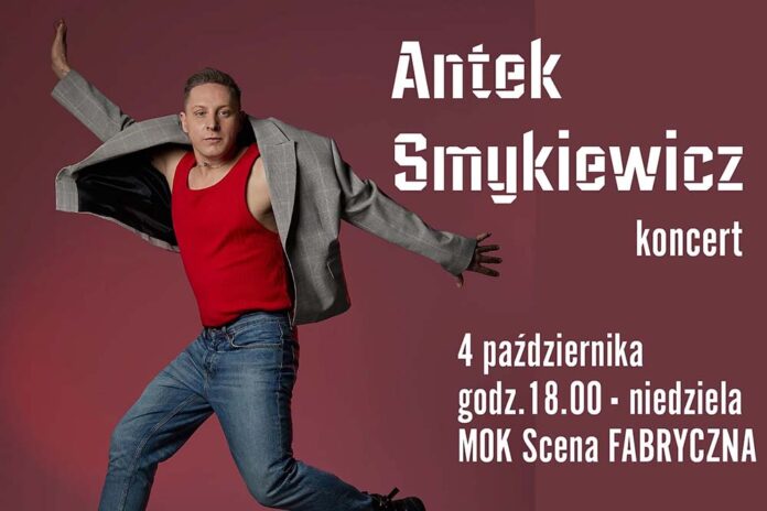 Antek Smykiewicz wystąpi w Markach. Koncert już 4 października
