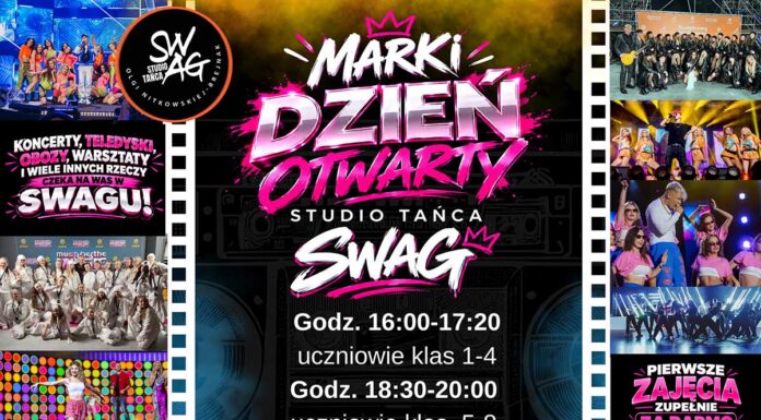 Dzień Otwarty Studio Tańca SWAG w Markach. Darmowe zajęcia dla dzieci i młodzieży